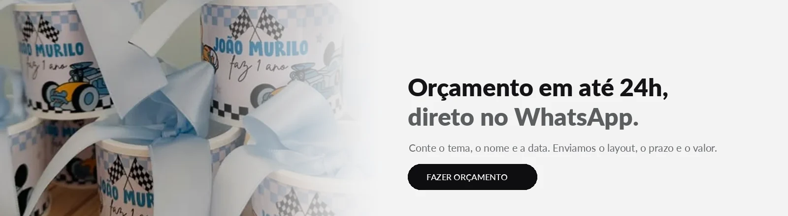 Orçamento em até 24h direto no WhatsApp